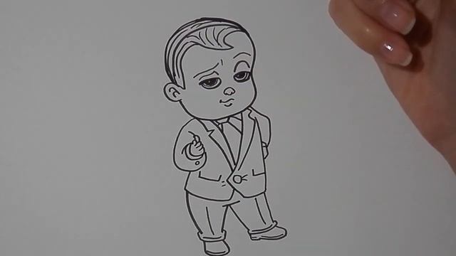 Как нарисовать БЭБИ БОСС МОЛОКОСОС/437/How to draw BABY BOSS SUCKER смотреть онлайн