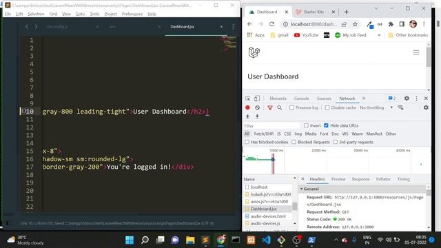 Install Reactjs In Laravel 9 With Vite | Laravel Vite React js | Reactjs Laravel 9 Vite | HINDI смотреть онлайн