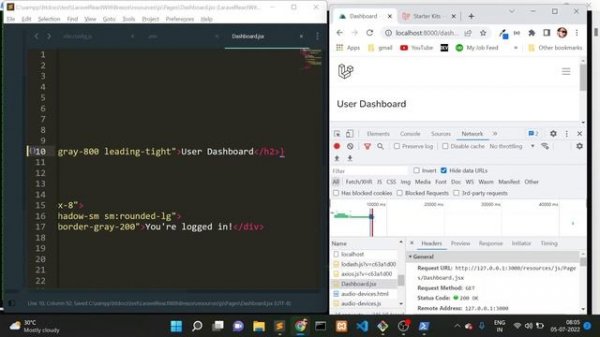 Install Reactjs In Laravel 9 With Vite | Laravel Vite React js | Reactjs Laravel 9 Vite | HINDI