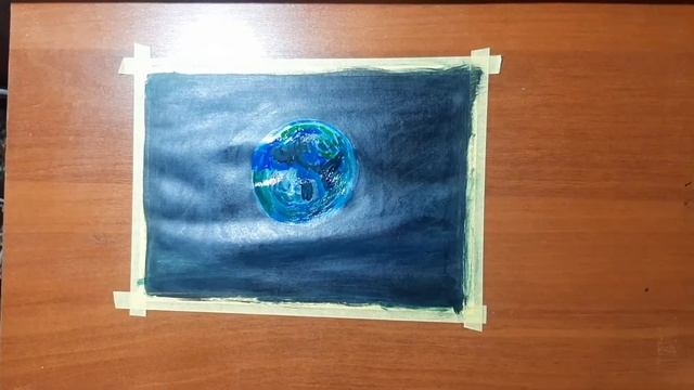 Земля вид из космоса, как легко нарисовать. смотреть онлайн