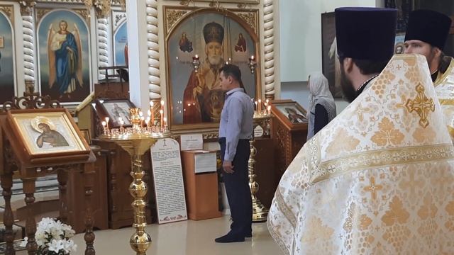 Причастие и величание на Рождество ИОАННА ПРЕДТЕЧИ ГОСПОДНЯ. Г.Уссурийск.Храм Николая Чудотворца.7. смотреть онлайн