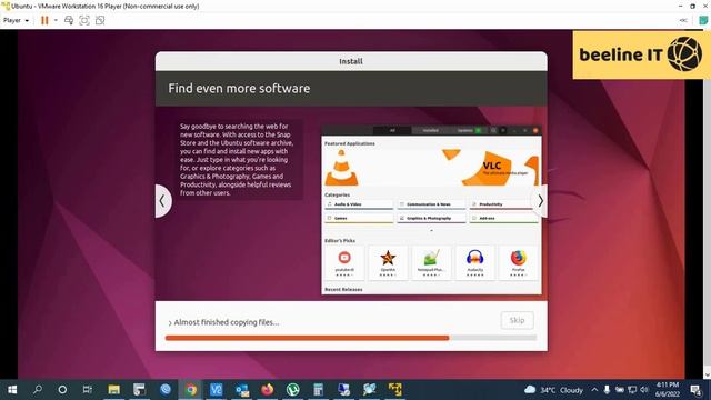 How to Install Ubuntu 22.04 LTS on VMware in Windows 10 смотреть онлайн
