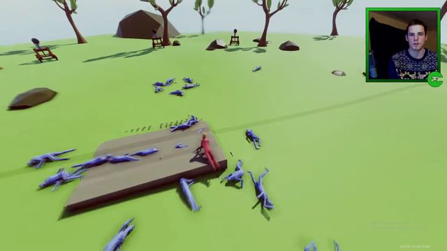 FRONTFLIPS ON THE BATTLEFIELD! - Totally Accurate Battle Simulator смотреть онлайн