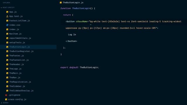 React JS Tailwind CSS Spotify клон #9 - Компоненты шапки и блока регистрации смотреть онлайн