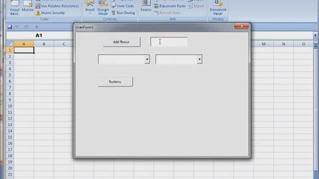 VBA Excel ComboBox Control demonstration смотреть онлайн