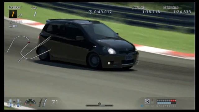 1:37.284 - Toyota Vitz RS 1.5 '00 смотреть онлайн