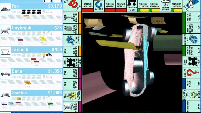 Monopoly (Windows, 1995) All-AI Gameplay смотреть онлайн