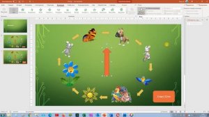 PowerPoint: как сделать игру с вращающейся стрелкой типа "Что? Где? Когда?" ?