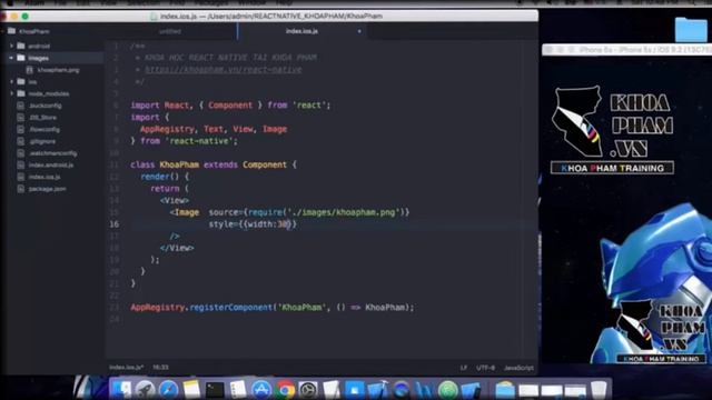 Bài 20: Xử Lý Hình Ảnh Với IMAGE - Lập Trình REACT NATIVE Tại Khoa Phạm смотреть онлайн