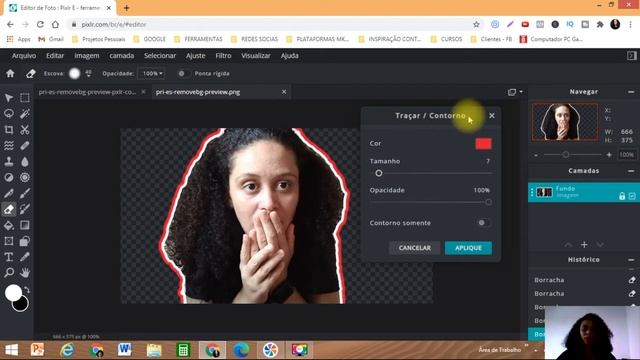 Como Colocar Contorno Na Imagem No Pixlr | Editor Online Atualizado смотреть онлайн