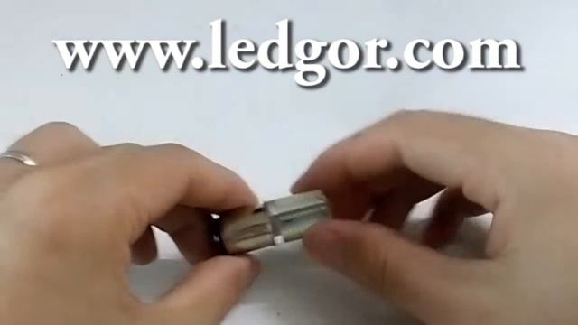 Ba15d 3W pygmy led lamp 360 beam angle 180lm 110V 220V AC 64SMD LEDGOR смотреть онлайн