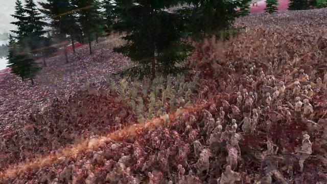 HUMAN ARMY DEFEND THE FORT FROM ZOMBIES & DEMONS - Ultimate Epic Battle Simulator 2 UEBS 2 смотреть онлайн