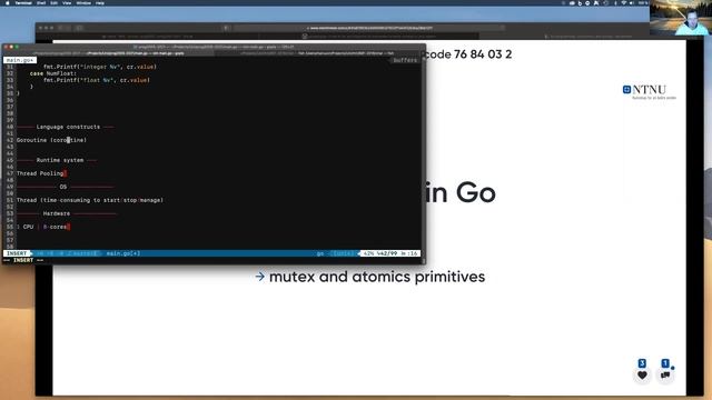 Go programming: Concurrency. (and Testing). смотреть онлайн