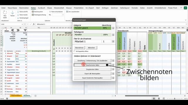 Noten verwalten und mehr für Windows ab Excel 2010 смотреть онлайн
