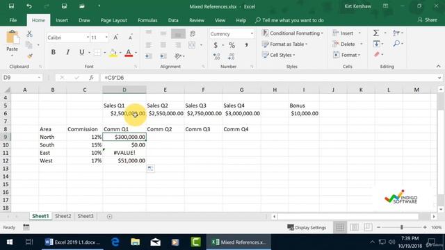Basic Formulas for Microsoft Excel - Mixed References смотреть онлайн