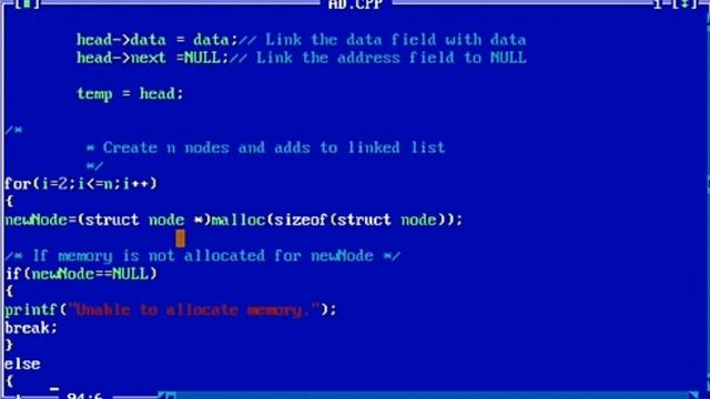 C program to delete a first node from the single linked list смотреть онлайн