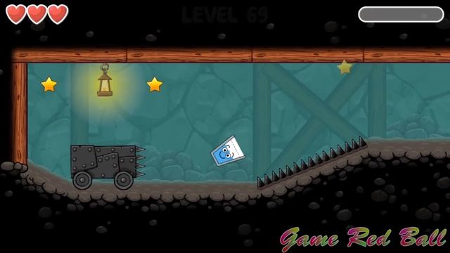 Happy Glass Ball in Red Ball 4 with Cave Boss Fights All Levels ( 61 - 75 ) Full Walkthrough смотреть онлайн