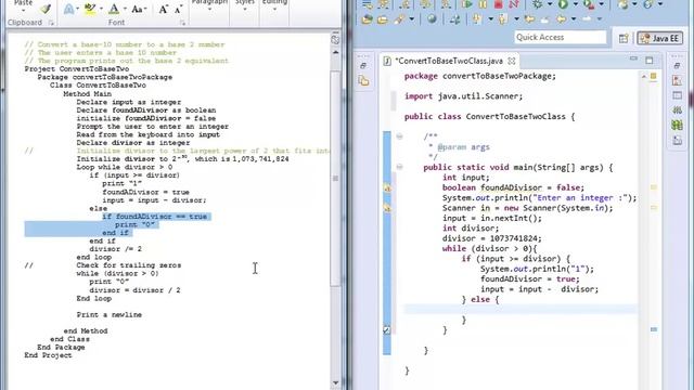 Decimal to Binary - Java Programming Recitation смотреть онлайн