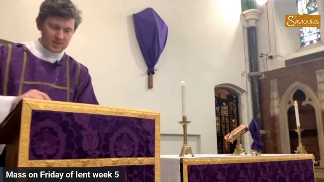 Mass on Friday of lent week 5 смотреть онлайн