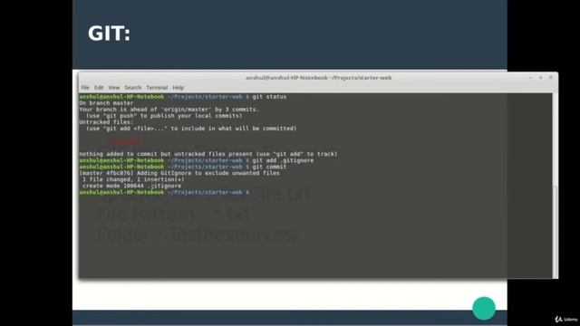 9 Exclude Unwanted Files in GIT смотреть онлайн