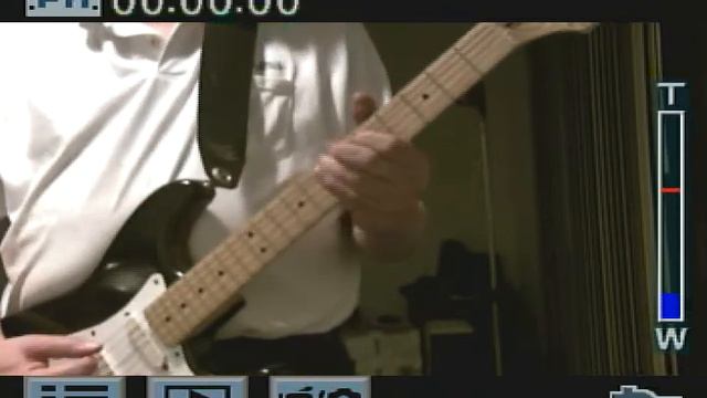 Blues in Am on Fender Stratocaster Eric Clapton Series. смотреть онлайн
