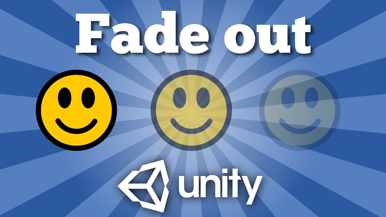 How to fade out or fade in a game object with coroutine in Unity game | Unity 2D tutorial смотреть онлайн