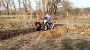 ZMT 4x4 mini tractor Пахота плуг J5