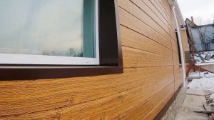 Монтаж фасада под панель Ханьи.