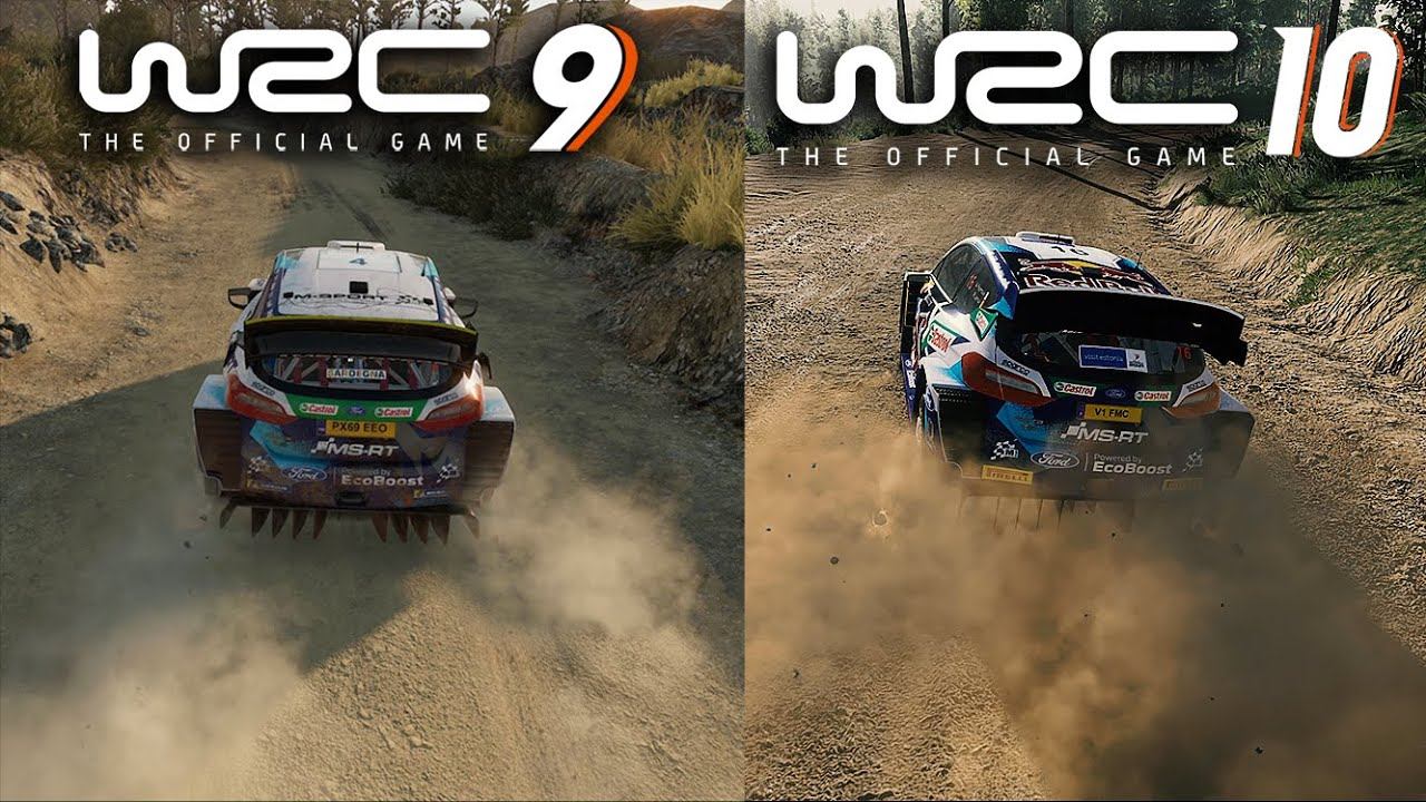 WRC 10 Vs WRC 9 | Graphics, Sound, Physics | 4k 60fps