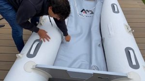 Unboxing And Setting Up Aqua Marina Aircat 2.85m Inflatable Catamaran