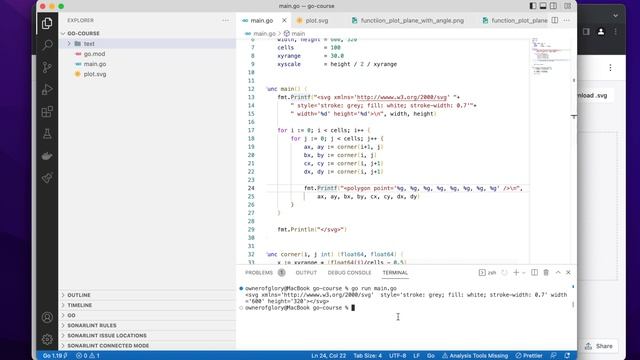 Golang Coding. Render 3D object with Go. Build a 3D function plot смотреть онлайн