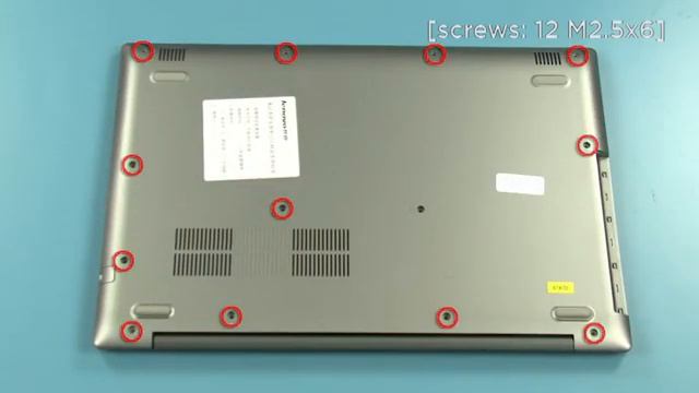 HOW TO DISASSEMBLE AND REPLACE LENOVO IDEAPAD 320 / IDEAPAD 520
