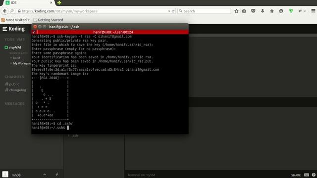Remote virtual machine on koding.com via SSH смотреть онлайн