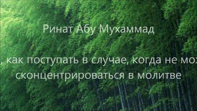 Во время намаза разные мысли в голове Ринат Абу Мухаммад смотреть онлайн