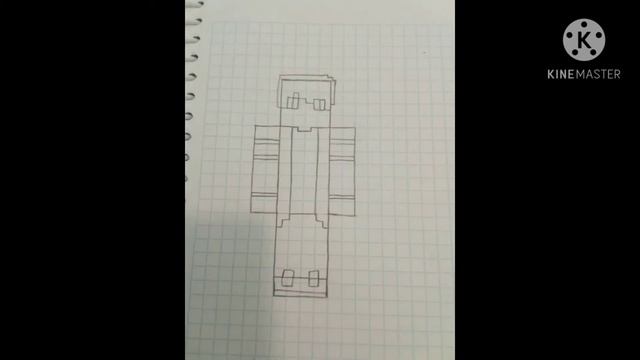 Скин Пикселя из Майнкрафт! По клеточкам?рисунки смотреть онлайн