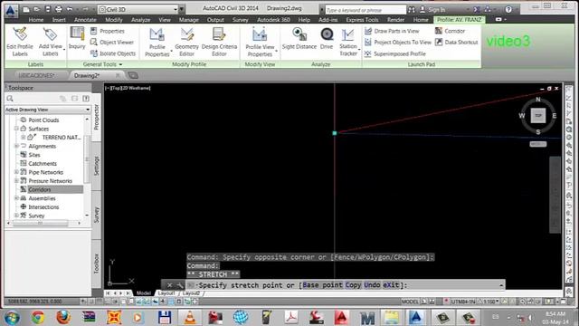 proyecto urbano AUTOCAD CIVIL 3D 2014 смотреть онлайн