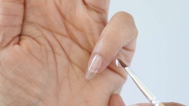 GEL EXTENSIONS WITH NO NAIL FORMS! USING TIPS | abetweene смотреть онлайн
