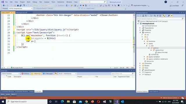 Bootstrap : Draggable modal dailog using jQuery смотреть онлайн