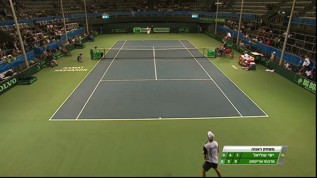Yshai Oliel vs Markus Eriksson Oct 30th 2016 2nd set смотреть онлайн