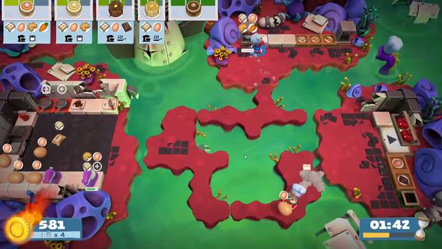 【overcooked2】【world Record】story 6-2 2players 1453