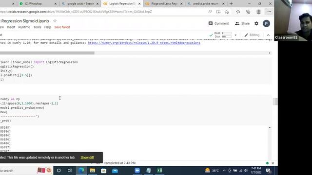 Logistic Regression, Ridge and Lasso Regression смотреть онлайн