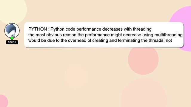 PYTHON : Python code performance decreases with threading смотреть онлайн