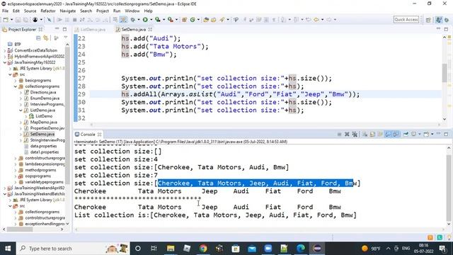 Java Collections ListSetPrograms-July20220705 смотреть онлайн