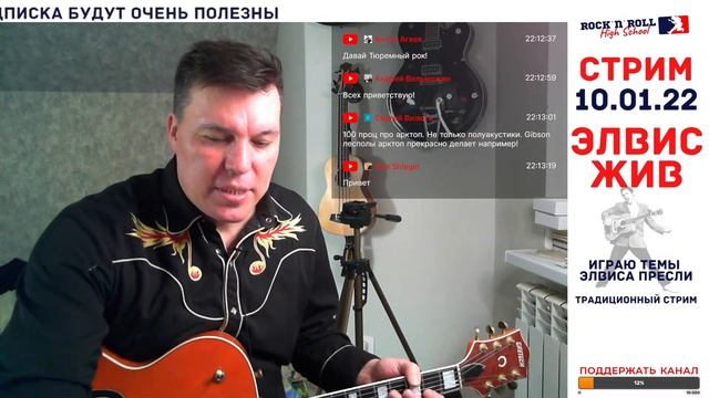 Элвис жив. Играю Элвиса к ДР. Стрим от 02 декабря 2021 г.