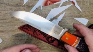 Нож на продажу, сталь м398, рукоять микарта