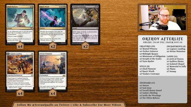 Orzvhov Afterlife Ravnica Allegiance Standard Deck Tech смотреть онлайн