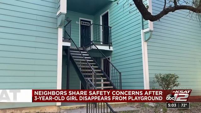 Neighbors concerned after 3-year-old girl dissapears from playground смотреть онлайн