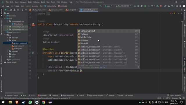 Add and Remove Item without recyclerview in android java | android studio смотреть онлайн