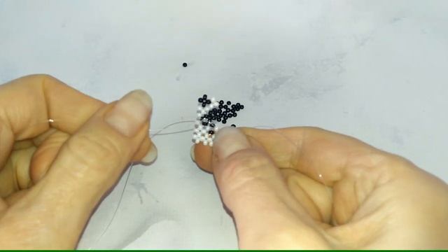 Пиковая карта из бисера в технике крестиком / Туториал карта пик смотреть онлайн