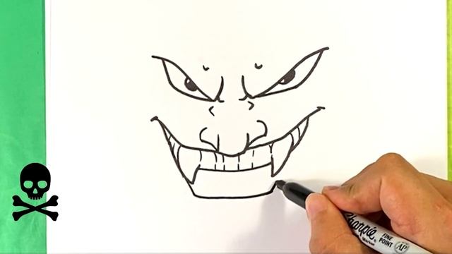 EASY How to Draw VAMPIRE FACE смотреть онлайн